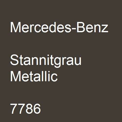 Mercedes-Benz, Stannitgrau Metallic, 7786.